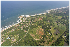 Aerial Photography in Durban from a Camera fixed to the wing of an Aeroplane